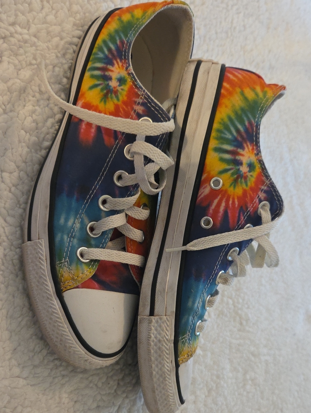 Converse Low Top Tie-Dye Canvas Sneakers - Multi - Picture 6 of 7